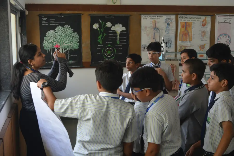 Middle Stage students in a science lesson