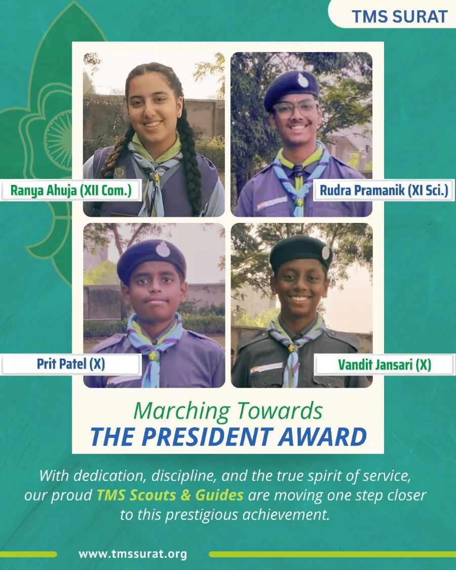 Marching one step closer to one of the highest honours — The President Award!