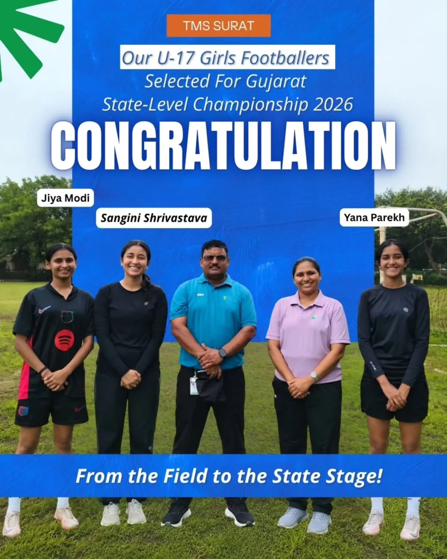 U-17 Girls Footballers being selected for the Gujarat State-Level Championship 2026
